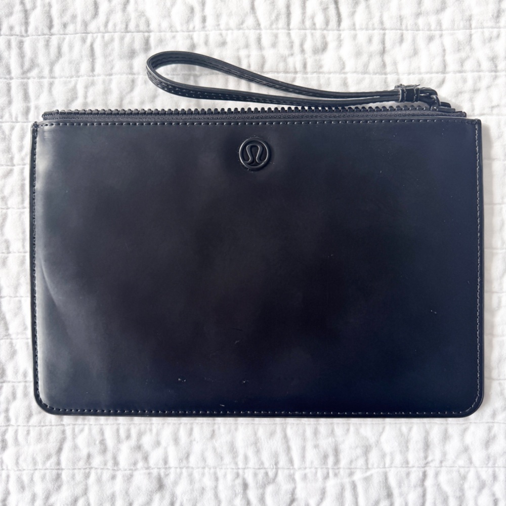 Lululemon Athletica Black Zippered Pouch